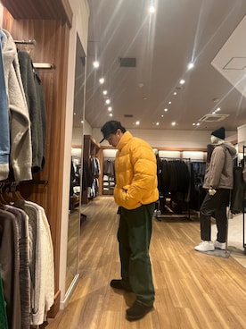 「UNITED ARROWS（ユナイテッドアローズ）のアイテム（ダウンジャケット/コート）」を使った、kimugori1022さん（メンズ・173cm）の冬コーディネート