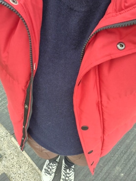 「アイテム（アウトドア/スポーツ）」を使った、momono1020さん（レディース・156cm）の冬コーディネート