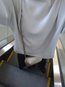 「MACARONIC（マカロニック）のアイテム」を使った、momono1020さん（レディース・156cm）の秋コーディネート
