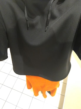 「オレンジスカート」｜「アイテム（ブーツ）」を使った、momono1020さん（レディース・156cm）の秋コーディネート