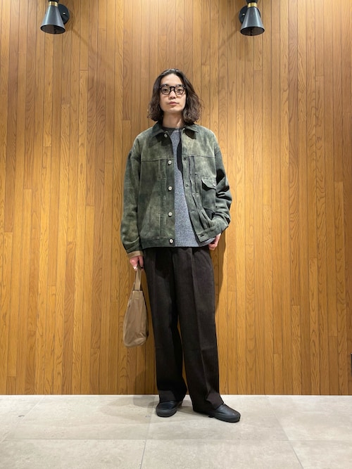 50s 60s usa製 ワイドスラックス 極太 ポリエステル ヘリンボーン 50s