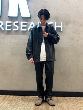 「Wrangler（ラングラー）のアイテム（その他アウター）」を使った、バンドウさん（メンズ・173cm）の秋コーディネート