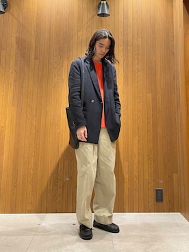 「URBAN RESEARCH（アーバンリサーチ）のアイテム（ジャケット/アウター）」を使った、バンドウさん（メンズ・173cm）の春コーディネート