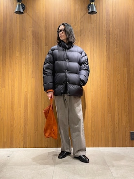 「アイテム（ジャケット/アウター）」を使った、バンドウさん（メンズ・173cm）の冬コーディネート