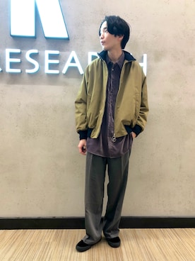 バンドウさん（メンズ・173cm）の秋コーディネート