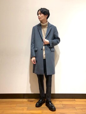 「Barbati（バルバッティ）のアイテム」を使った、バンドウさん（メンズ・173cm）の秋コーディネート