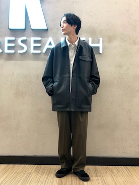 バンドウさん（メンズ・173cm）の秋コーディネート