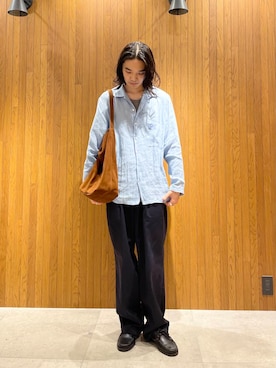 「URBAN RESEARCH（アーバンリサーチ）のアイテム（チノパンツ）」を使った、バンドウさん（メンズ・173cm）の春コーディネート