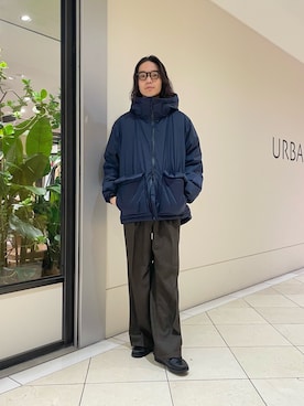 「アイテム（その他アウター）」を使った、バンドウさん（メンズ・173cm）の秋コーディネート