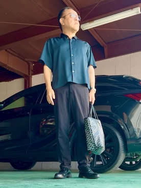 「UNITED TOKYO」｜かつさん（メンズ・174cm）の夏コーディネート