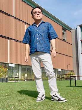 「H&M（エイチ・アンド・エム）のアイテム」を使った、かつさん（メンズ・174cm）の秋コーディネート