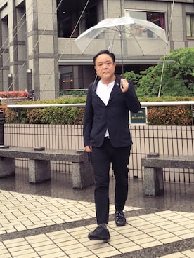「アイテム（ジャケット/アウター）」を使った、かつさん（メンズ・174cm・60代）の夏コーディネート