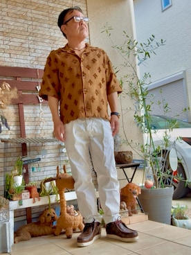 「アイテム（シューズ）」を使った、かつさん（メンズ・174cm・60代）の夏コーディネート