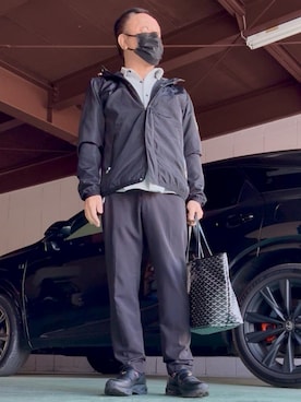 「ZARA（ザラ）のアイテム（シャツ/ブラウス、ホワイト系）」を使った、かつさん（メンズ・174cm）の春コーディネート