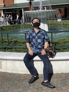 「アイテム（その他シューズ）」を使った、かつさん（メンズ・174cm・50代）の秋コーディネート