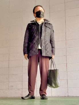 「アイテム（シューズ）」を使った、かつさん（メンズ・174cm・60代）の冬コーディネート