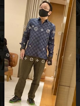 「アイテム（その他シューズ）」を使った、かつさん（メンズ・174cm・50代）の秋コーディネート