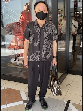 「united arrows」｜「アイテム（その他シューズ）」を使った、かつさん（メンズ・174cm）の夏コーディネート