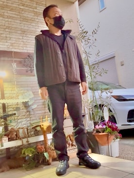 「EDWIN（エドウィン）のアイテム」を使った、かつさん（メンズ・174cm）の春コーディネート