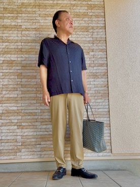 「H&M（エイチ・アンド・エム）のアイテム」を使った、かつさん（メンズ・174cm）の夏コーディネート