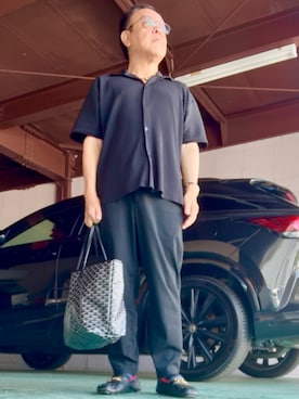 「H&M（エイチ・アンド・エム）のアイテム」を使った、かつさん（メンズ・174cm）の夏コーディネート