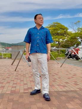 「アイテム（トップス）」を使った、かつさん（メンズ・174cm・60代）の秋コーディネート