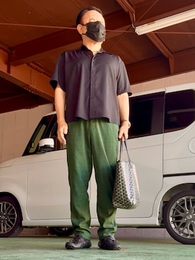 「アイテム（その他シューズ）」を使った、かつさん（メンズ・174cm・50代）の夏コーディネート