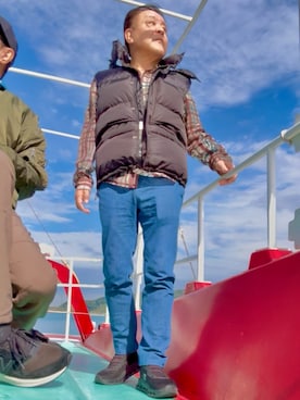 「アイテム（ジャケット/アウター）」を使った、かつさん（メンズ・174cm・60代）の秋コーディネート