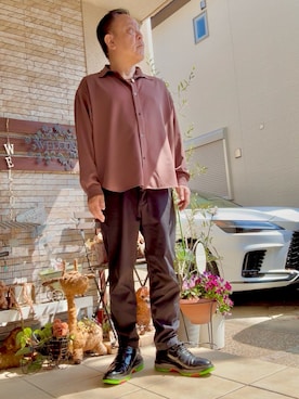 「LOUIS VUITTON（ルイヴィトン）のアイテム」を使った、かつさん（メンズ・174cm）の春コーディネート