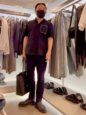 「アイテム（トップス）」を使った、かつさん（メンズ・174cm・60代）の秋コーディネート
