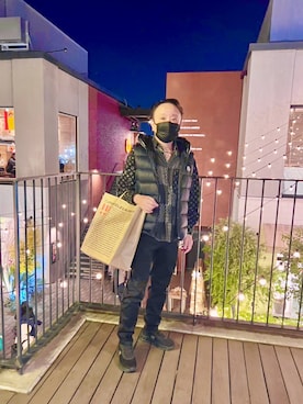 「アイテム（福袋/福箱）」を使った、かつさん（メンズ・174cm）の冬コーディネート