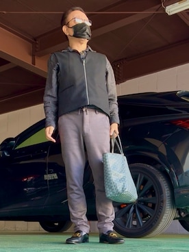「H&M（エイチ・アンド・エム）のアイテム」を使った、かつさん（メンズ・174cm）の春コーディネート
