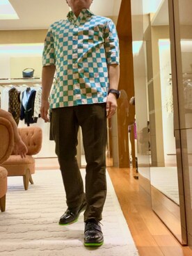 「アイテム（その他シューズ）」を使った、かつさん（メンズ・174cm・50代）の秋コーディネート