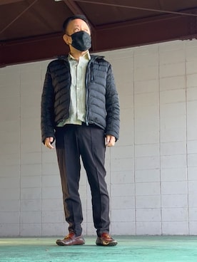 「アイテム（トップス）」を使った、かつさん（メンズ・174cm・60代）の冬コーディネート