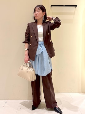 「ROPE' PICNIC（ロペピクニック）のアイテム」を使った、Sumi.さん（レディース・152cm）の春コーディネート