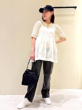 「ROPE' PICNIC（ロペピクニック）のアイテム」を使った、Sumi.さん（レディース・152cm）の春コーディネート