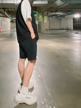 「ADER error（アーダーエラー）のアイテム（レッグウェア）」を使った、ｼ̶ﾝ̶ﾉ̶ｽ̶ｹ̶さん（メンズ・173cm）の秋コーディネート