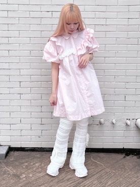 「merry jenny（メリージェニー）のアイテム（スウェットパンツ）」を使った、tomomiさん（レディース・163cm）の春コーディネート