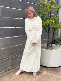 floralストレッチレースtops｜メリージェニー（merry jenny