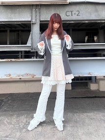 ジャケット・アウター merry jenny lace slit ribbon jacket lace slit ribbon jacket｜メリージェニー（merry jenny）公式通販