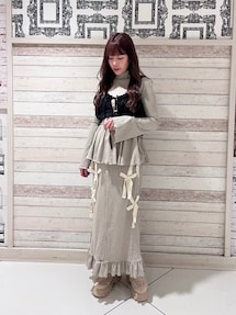 ribbon ribbonリブロングスカート｜メリージェニー（merry jenny）公式