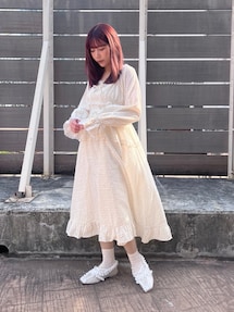 merry jennypetit flower ribbonワンピース白 petit flower ribbonワンピース｜メリージェニー（merry jenny）公式