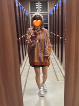 「Honeys（ハニーズ）のアイテム（帽子）」を使った、aoiriyuさん（レディース・152cm）の秋コーディネート