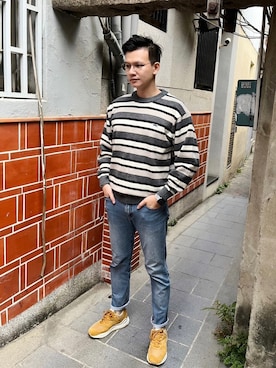 「台湾人」｜ryantjyangさん（メンズ・182cm）の冬コーディネート