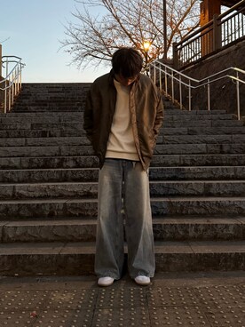 わかさまさん（メンズ・173cm）の冬コーディネート