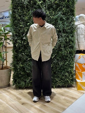 「KBF（ケイビーエフ）のアイテム」を使った、わかさまさん（メンズ・173cm）の冬コーディネート