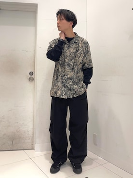 「Uiscel（ユイセル）のアイテム」を使った、わかさまさん（メンズ・173cm）の春コーディネート