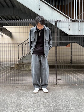 わかさまさん（メンズ・173cm）の冬コーディネート