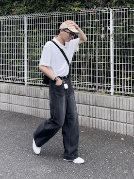 「HEYUMM」｜わかさまさん（メンズ・173cm）の夏コーディネート