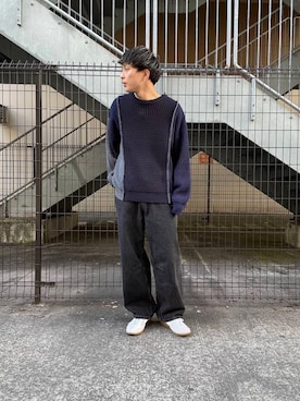 わかさまさん（メンズ・173cm）の冬コーディネート